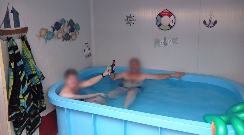 Mini piscina para terrazas