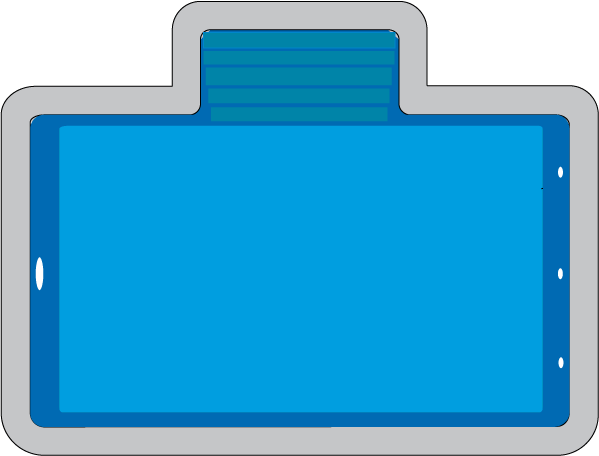 TuPiscinas  Nr.1 / Piscinas de Polipropileno modelo Almoradi