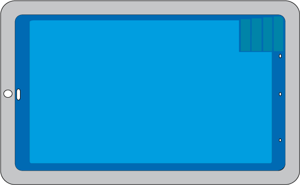 TuPiscinas  Nr.1 /  Piscinas de Polipropileno modelo Altea