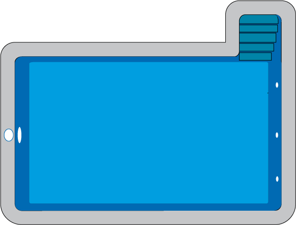 TuPiscinas  Nr.1 / Piscinas de Polipropileno modelo Barcelona