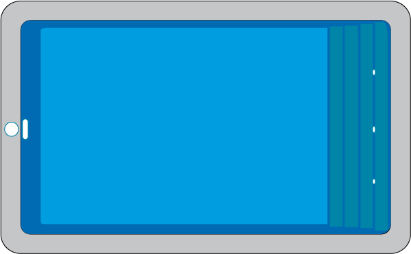 TuPiscinas  Nr.1 / Piscinas de Polipropileno modelo Elda