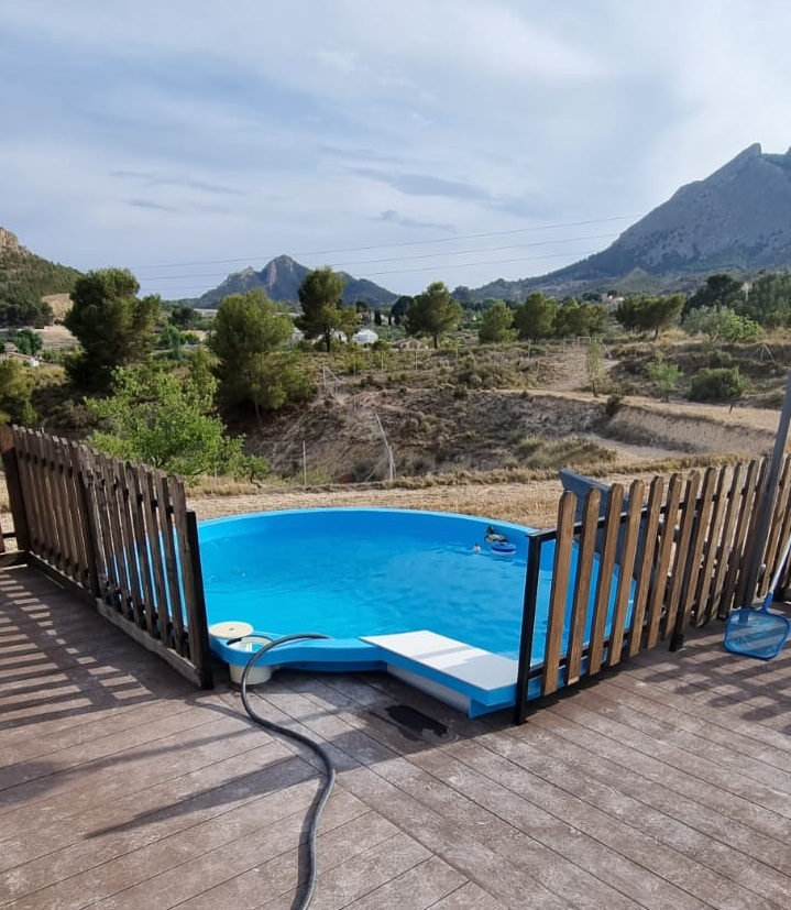 Mini piscina para terrazas