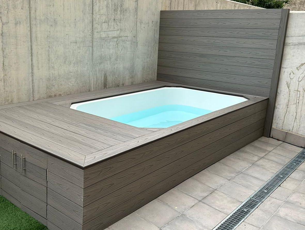 Mini piscina elevadas