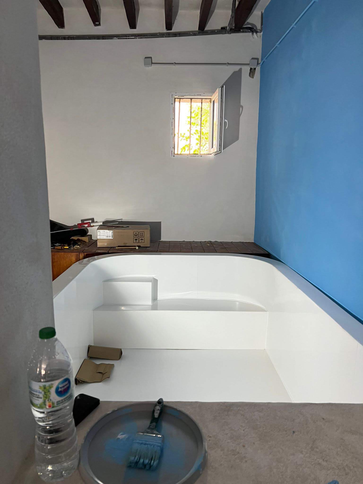 Mini piscina elevadas