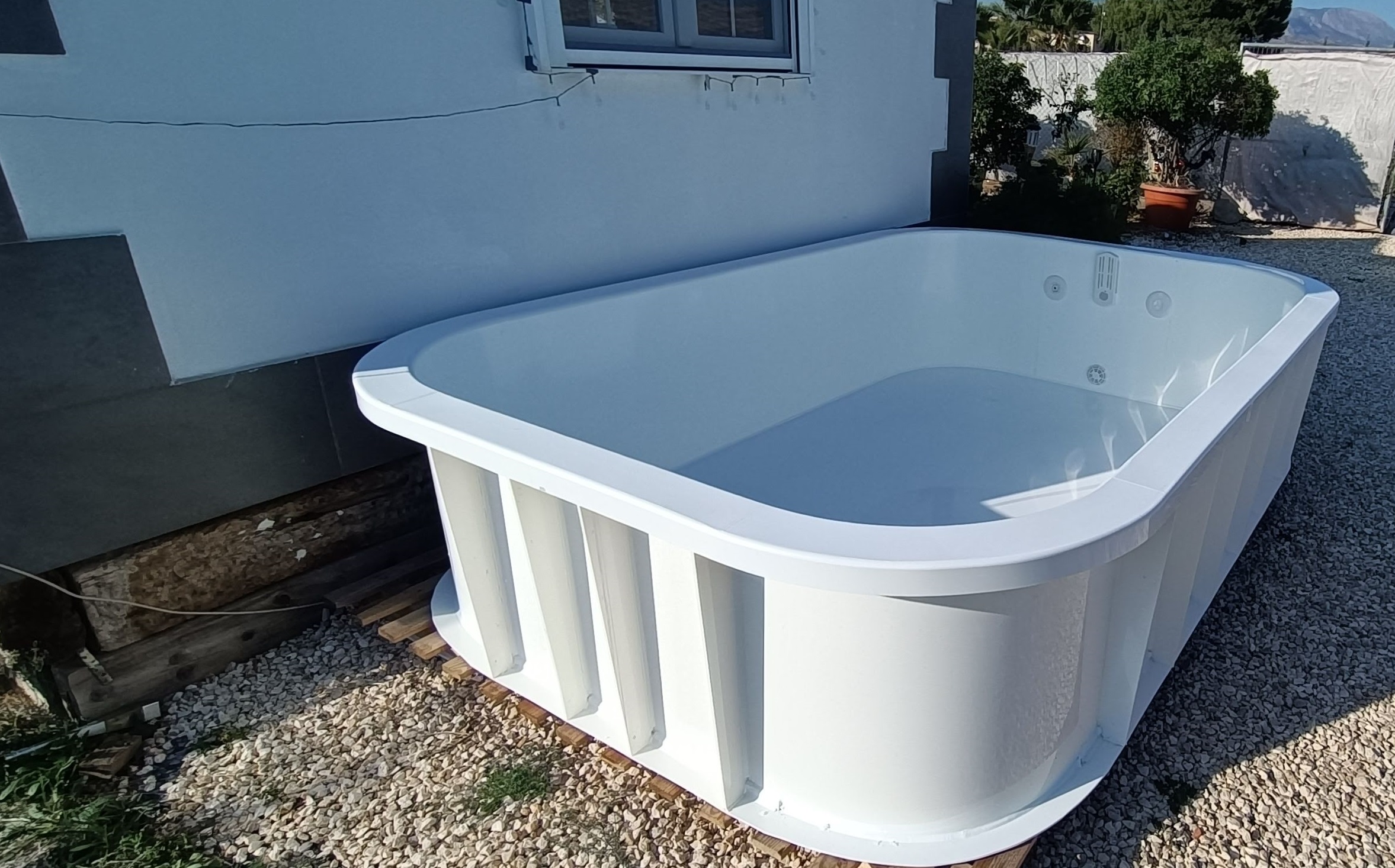 Mini piscinas elevadas para terraza