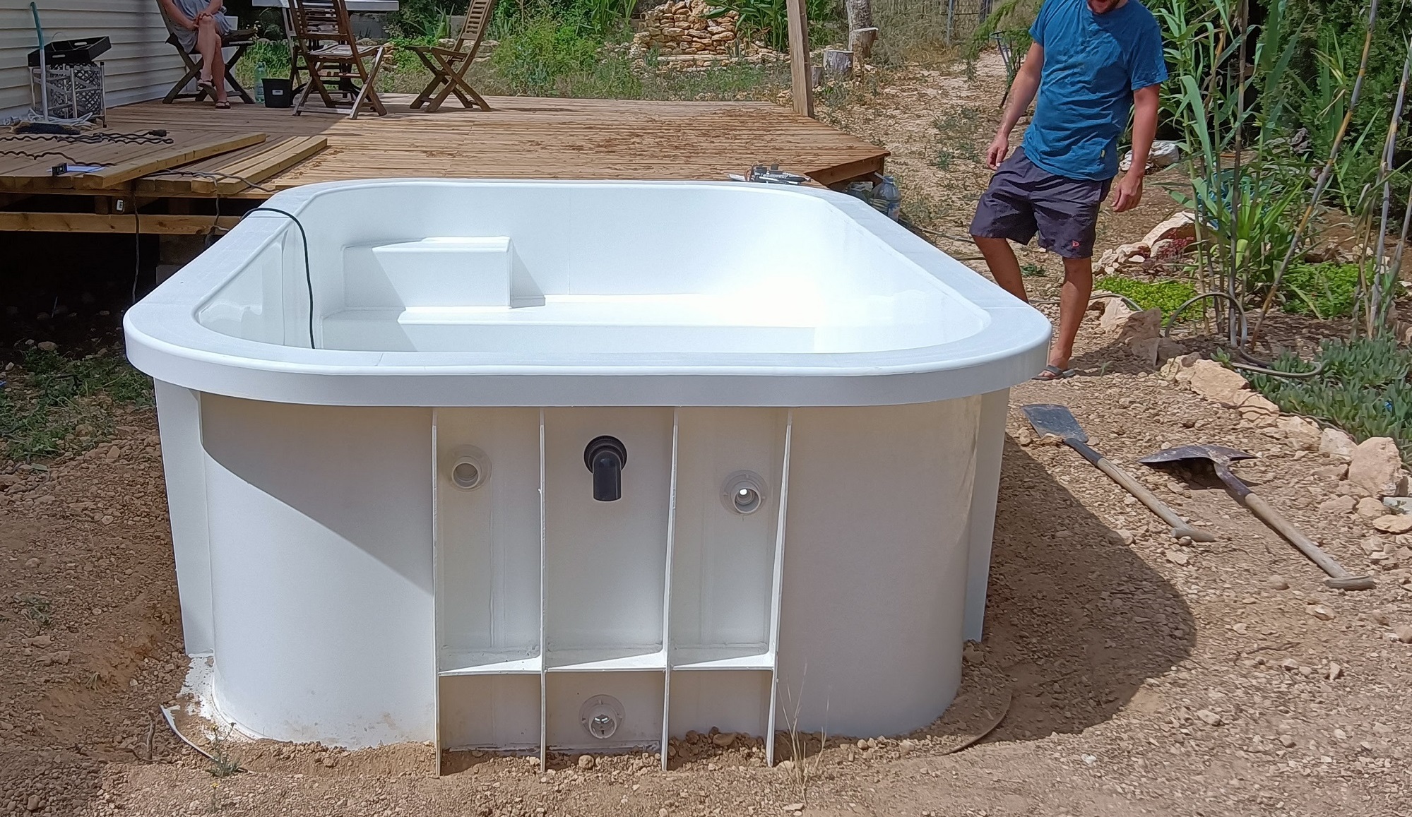 Mini piscina elevadas