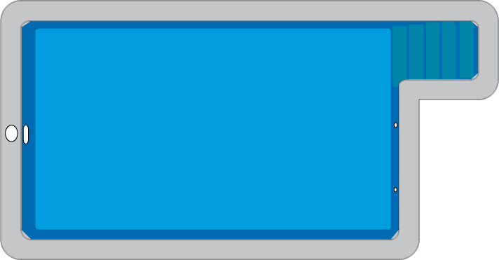 TuPiscinas  Nr.1/Piscinas de Polipropileno modelo Valencia